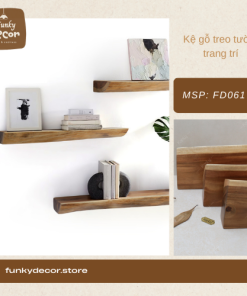 kệ trang trí phòng khách chung cư