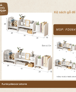 Kệ sách gỗ để bàn