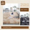 thảm lông trải sàn phòng ngủ funky decor