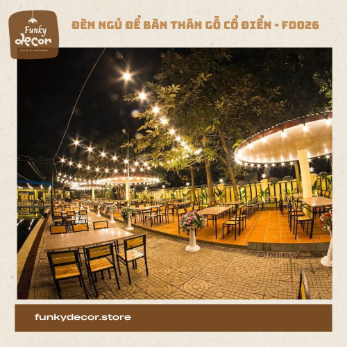 Đèn trang trí quán cà phê