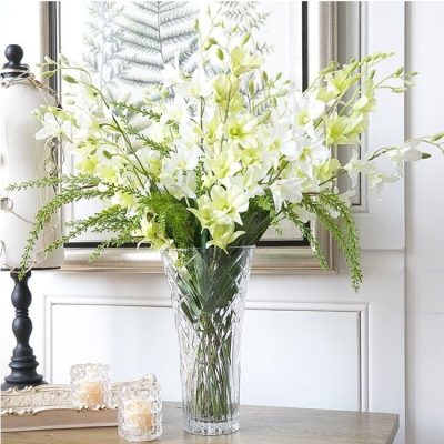 Lọ hoa pha lê trong suốt cao cấp