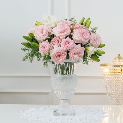 Lọ hoa pha lê nhập khẩu châu Âu